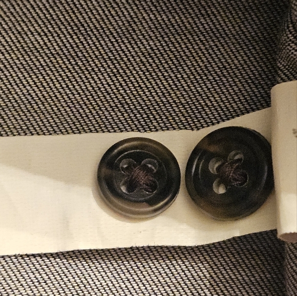 GAP Graphite Gray Roll Tab Long Sleeve Shirt Dress Midi Utility Women M - Picture 11 of 16